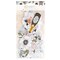 American Crafts A Perfect Match Ephemera Die-Cuts 61/Pkg-Icons, Vellum Gold Foil